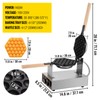 VEVOR Commercial Bubble Waffle Maker, 1400W Egg Bubble Puff Iron