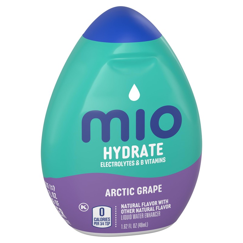 Mio Sport Liquid Water Enhancer, Arctic Grape, 1.62 OZ, 6-Pack