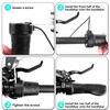 Frdhee Half Twist Throttle, Electric Bike Right Handle 20X Half