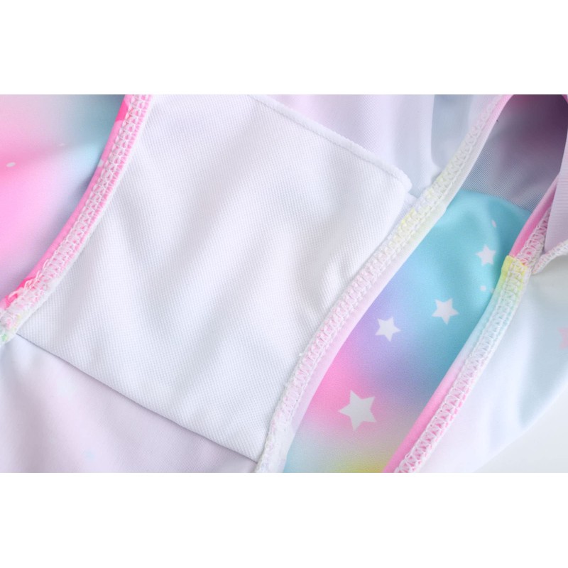 Akokvlar Traje de baño de Dos Piezas de Unicornio para
