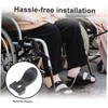 IWOWHERO Wheelchair Backrest Support Frame for Electric Wheelchairs Folding Backrest