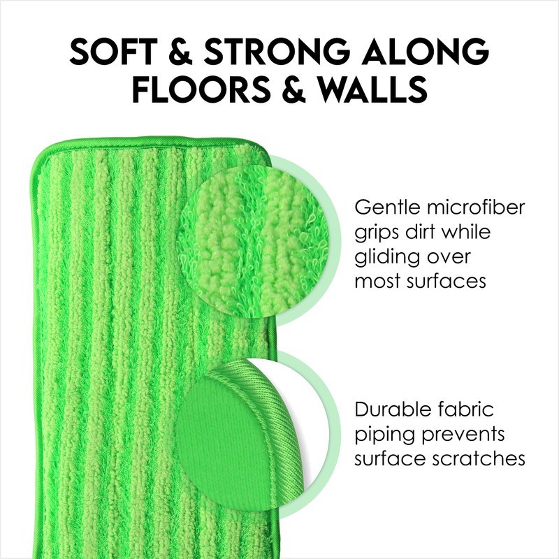 Reusable Floor Mop Pads - Swiffer Wet Jet Compatible Refills