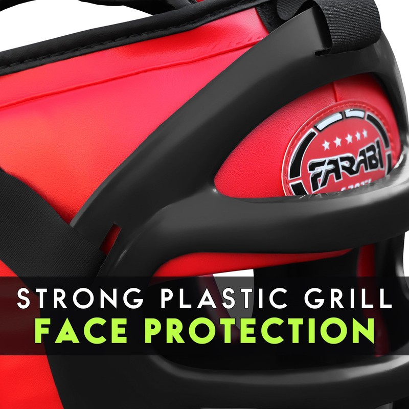 Farabi Sports Head Guard Front Bar Grill protector Krav Maga
