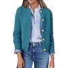 Zeagoo Women's 2025 Cardigan Sweaters Button Down Crew Neck Open