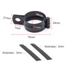 Biqing 2PCS Motorbike Turn Signal Mount Bracket,32-41mm Metal Motorcycle Modified