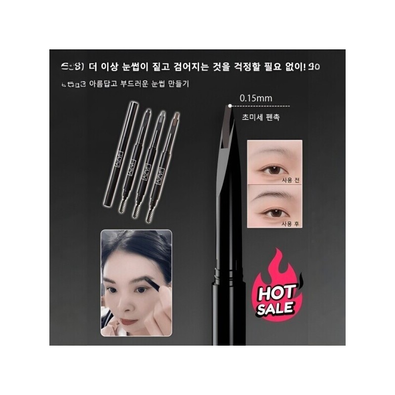 1/Dual/Eyebrow/Pencil/Waterproof/Sustaining Power/Sweatproof/Ultra-Thin/Peeling/For Beginners