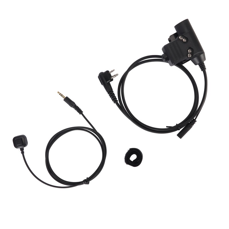 U94 PTT Adapter Push to Talk Button Walkie Talkie Military