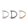 Pamtns Pack of 24 D Ring with Screw Backpack Buckle