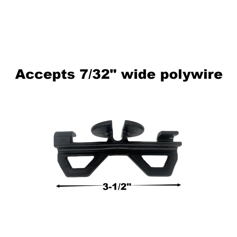25 Pcs Electric Fence Poly Wire Tensioner,Rapid Rope Wire Tightener,Portable