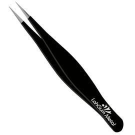 Pinzas ultra finas de punta afilada de precisión, pinzas puntiagudas de punta de aguja para kit de depilación de vello encarnado, pinzas finas de precisión con punta de precisión para cejas, pinzas