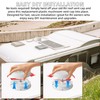 Aussio 2-Pack Mushroom Style RV Plumbing Vent Cap, Universal RV