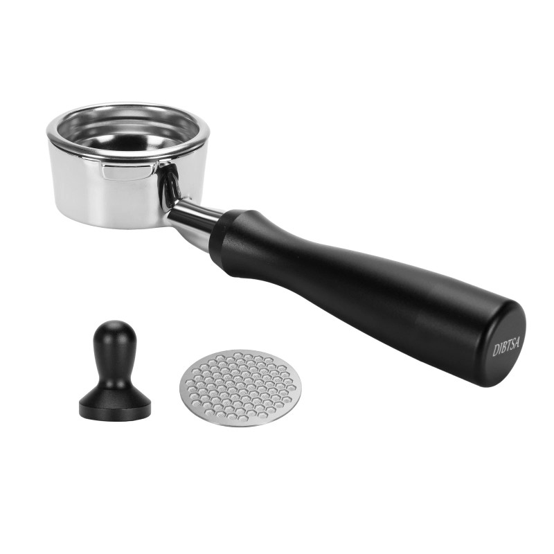For Gaggia 58mm Portafilter Espresso Bottomless Naked Filter Aluminum Handle