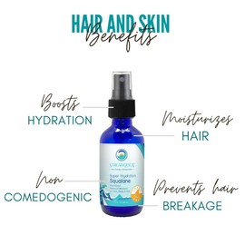 STREAM 2 SEA Squalane Olive Based,Reef Safe Certified, Shark-Free Plant-Based Vitamin E-Enriched Face Moisturizer – Boosts Collagen Production. Biodegradable Skin & Hair Care. 2 fl. oz.