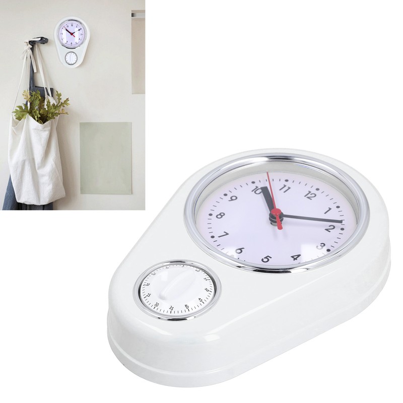 9 Inch Kitchen Timer Wall Clock Multifunction Innovative Precise Time