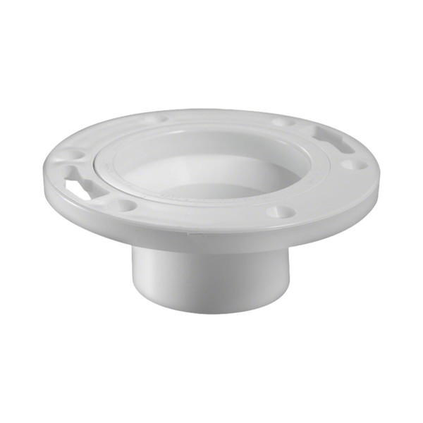 LESSO 4x3 Inch Adjustable Plastic Closet Flange, Universal Fit for