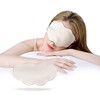 CROUVM 100% Pure Mulberry Silk Sleep Mask, 19 Momme Cloud