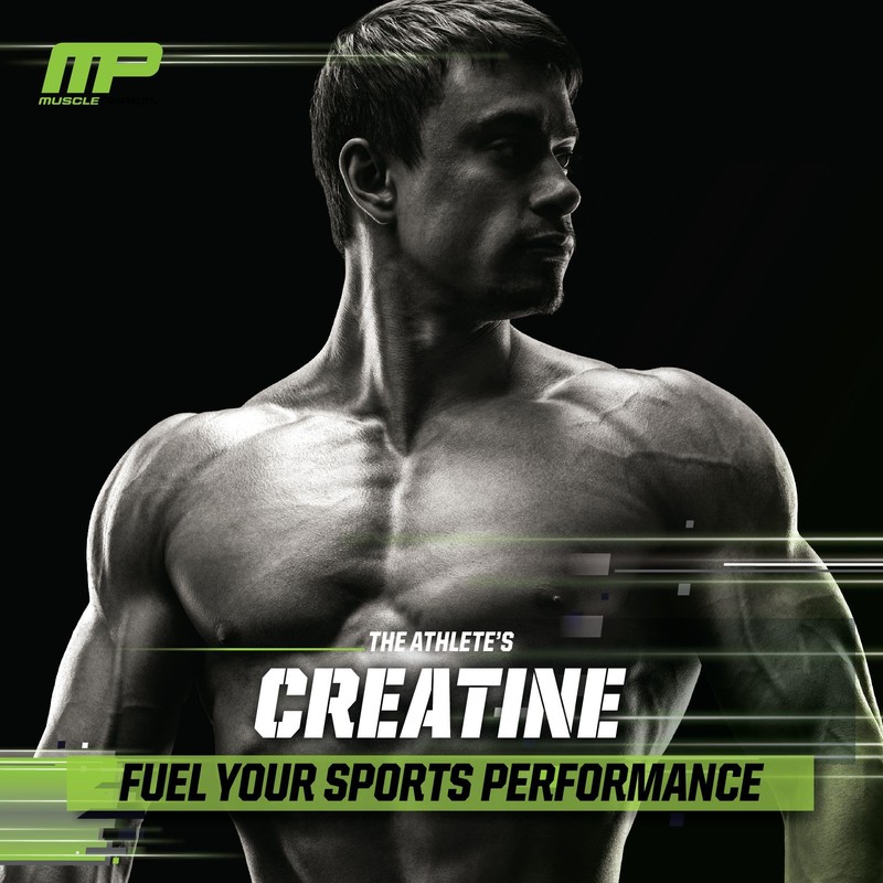 MusclePharm Creatine Monohydrate Powder, Pre Workout Muscle Builder & Post