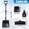 44" Snow Shovel for Car and Ice Scraper, 3-in-1 Snow