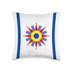 Assyrian infinity Chaldean Flag Throw Pillow, 16x16, Multicolor