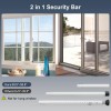 Diig Sliding Door Security Bar17.7-50.5i