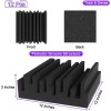 Troystudio Thick Acoustic Foam Panels, 12 X 12 X 3
