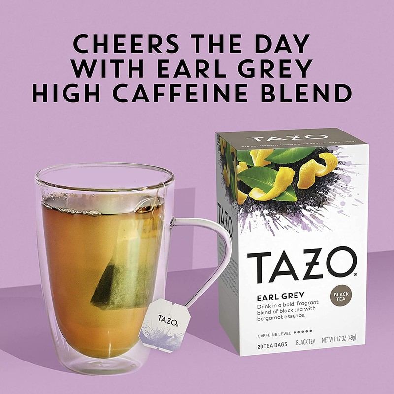 Tazo Earl Grey Black Tea -- 20 Tea Bags -