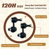 Chassora K90454 K90455 2PC Front Stabilizer Sway Bar End Link
