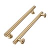 khtumeware 10 Pack 5 Inch(128mm) Champagne Bronze Cabinet Pulls Kitchen