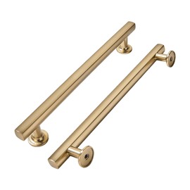 khtumeware 10 Pack 5 Inch(128mm) Champagne Bronze Cabinet Pulls Kitchen Solid Heavy Duty Satin Brass Cabinet Pulls Kitchen Cabinet Hardware for Cupboard Drawer Handles Dresser Pulls