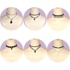 Defrsk 20 Pcs Black Choker Set Classic Choker Necklace Layered