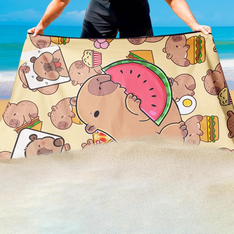 YISUMEI Oversized Microfiber Beach Towel Sand Free Quick Dry Lightweight