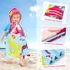 WACCET Bath Poncho Children, Bath Towel Children with Hood, Ultra