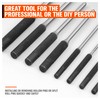 9 Pieces Roll Pin Punch Set, HORUSDY Removing Repair Tool
