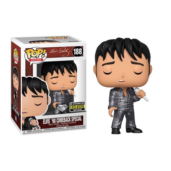 Funko Pop Elvis Presley + Protector: Pop! Rocks Vinyl Figure