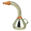 Sealey FM16F Metal Funnel with Flexible Spout and Filter, 160mm