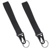 Sliverdew Wrist Lanyard for Keys, 2 Pack Black Wristlet Keychain
