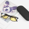 RayLove Unisex Hard Shell Eyeglasses Cases, Protective Case For Glasses(2Black+1Grey)