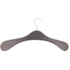 Wooden Coat Hangers Made of Beech Wood, Pack of 5,
