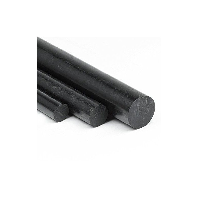 Polyamide PA6 Round Rod Black Diameter 55 mm Plastic Rod