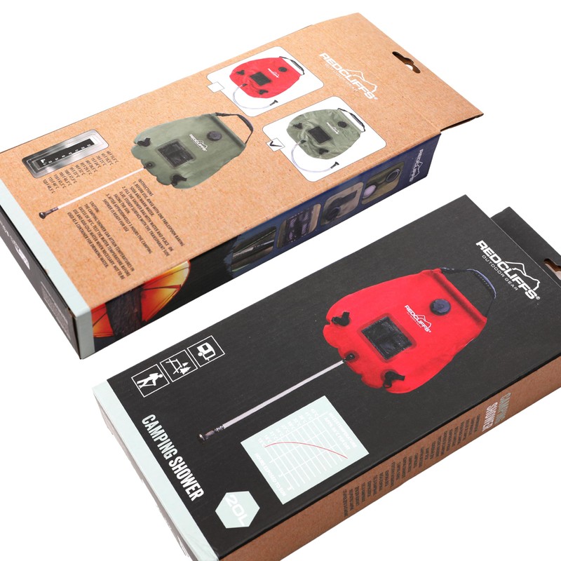 Tool & Tree Solar Camping Shower in Red, 20 Litres,