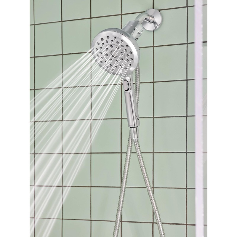 Moen Verso Handshower, Detachable Round Shower Head with Magnetix Docking