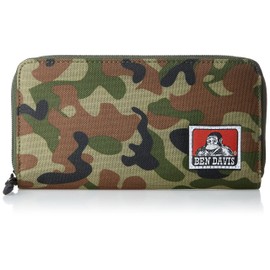 Ben Davis BDW-9194 Long Wallet, Mens, Round zipper, with Brand Tag - multicoloured -