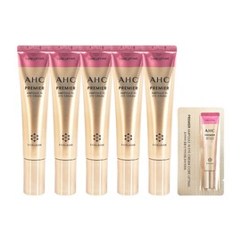 Home Shopping's latest AHC AM Ampoule Core Lifting 40ml 5+1 sample / 홈쇼핑 최신상 AHC 아이크림 앰플인 코어 리프팅 40ml 5개+샘플1개