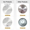 QZATTCAEN Aluminum Grinding & Polishing Disc Base Plate - 8"