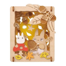 ENSKY PT-W02X Paper Theater - Wood Style - My Neighbor Totoro - Acorn Mike
