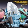 FLETANGO Excavation Set Solar System, Minerals and Crystals for Children