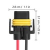 GINTOOYUN H8 H11 Car Light Wire Socket Connector 2 Pieces