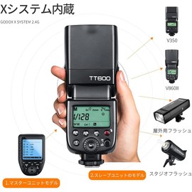 GODOX Thinklite TT600 2.4G Wireless Master-Slave Camera Flash Built-in Godox X System Receiver (TT600)
