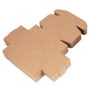 50Pcs Maple Leaf Pattern Kraft Paper Packing Box Small Gift