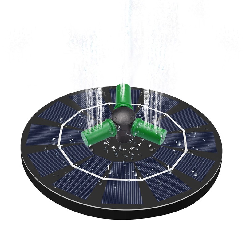 2.5W Solar Fountain Pump With 360°Rotatable Nozzle Solar-power Fountain Free